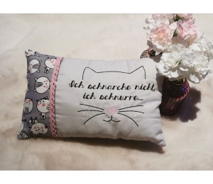 Stickdatei - Ich schnarche nicht, ich schnurre